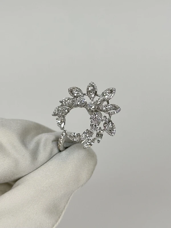 MESSIKA BORN TO BE WILD COLLECTION, WILD MOON DIAMOND RING 07424-WG 3