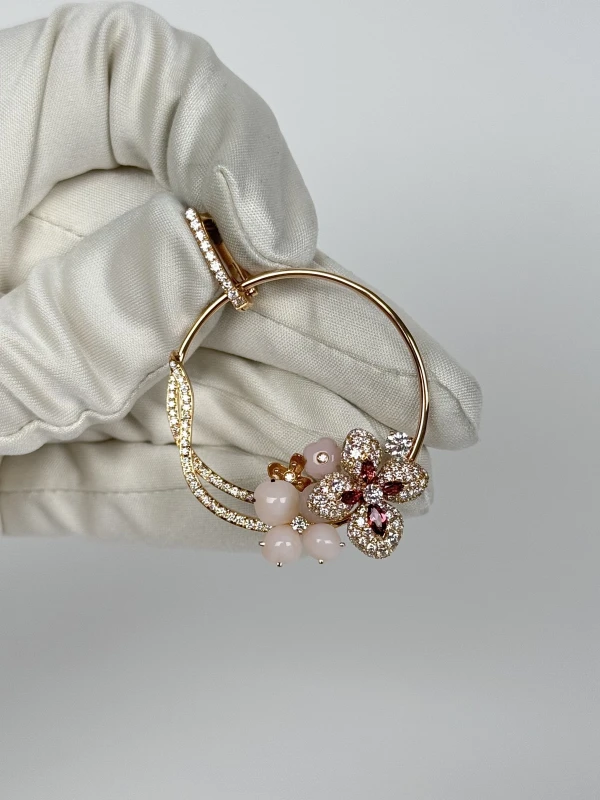 Chaumet Hortensia Aube Rosée Earrings HORTENSIA EARR 4