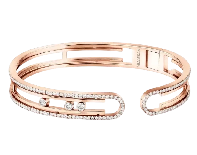 MESSIKA MOVE 10TH BANGLE (SIZE M) 11426-PG-M 1