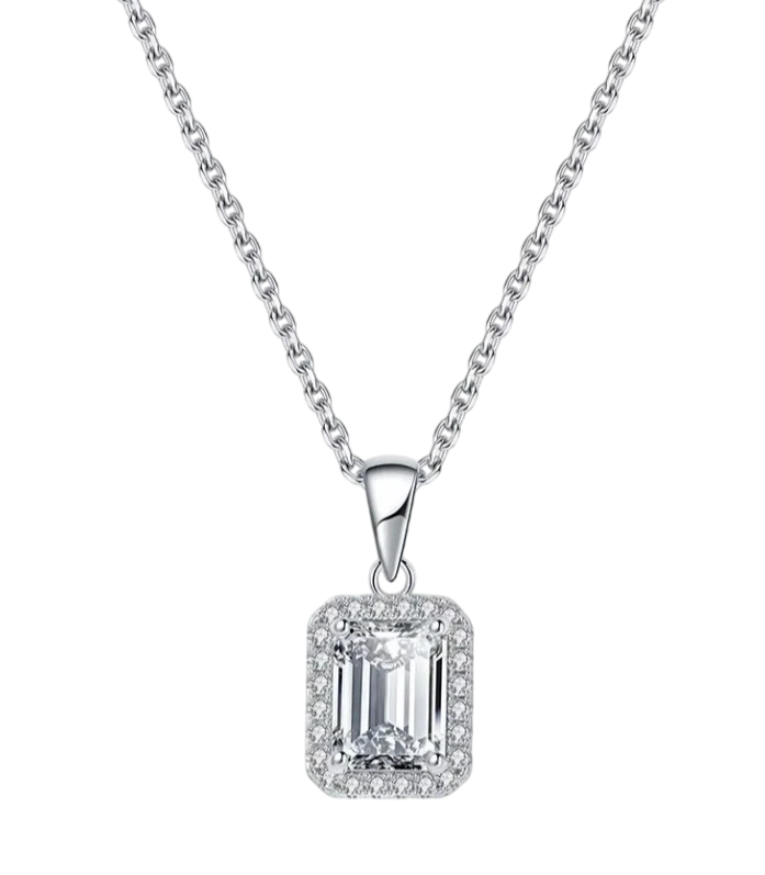 No name EMERALD DIAMOND 3.01 CT J/VS1 PENDANT (GIA) NNP3.01J/VS 1