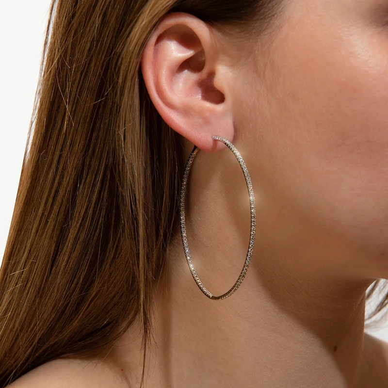 DeRosa HOOP LARGE EARRINGS 2.60 CT E15482604B 2