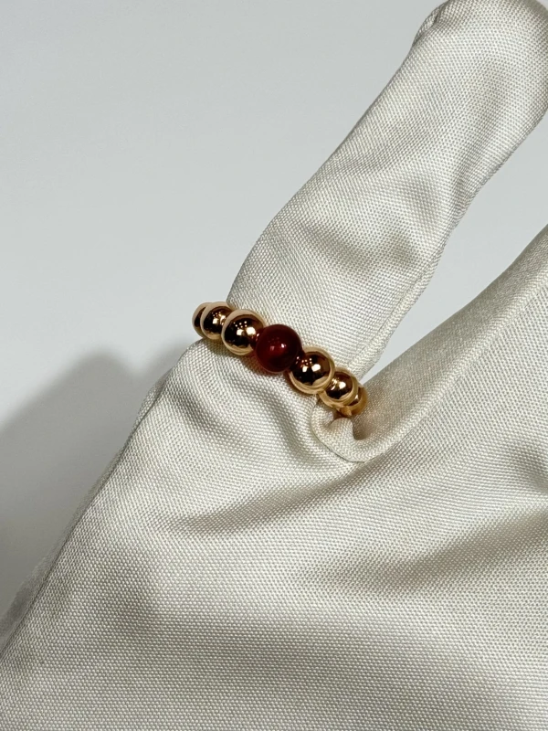 Van Cleef & Arpels. Perlée couleurs variation ring (SIZE 52) VCARO63F00-52 5