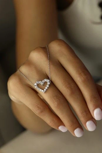 DeRosa HEART PENDANT 0.74 CT WHITE/VS N527074 2