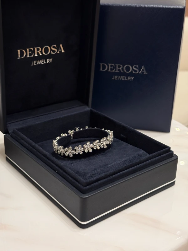 DeRosa DIAMONDS FLOWER BRACELET 14.64 CT B150250 2