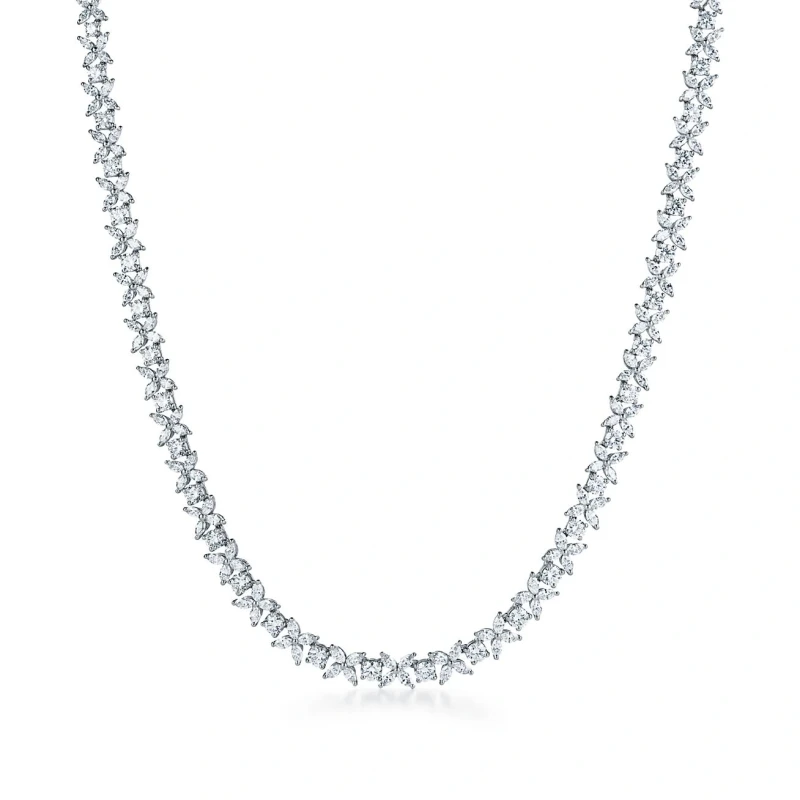 VICTORIA ALTERNATING DIAMOND 12.72 CT NECKLACE