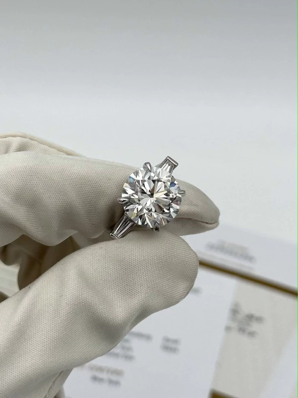 СЕРЬГИ NO NAME DIAMOND RING 10.02 CT J/SI2 EXEXEX (GIA) 10.02 CT 1