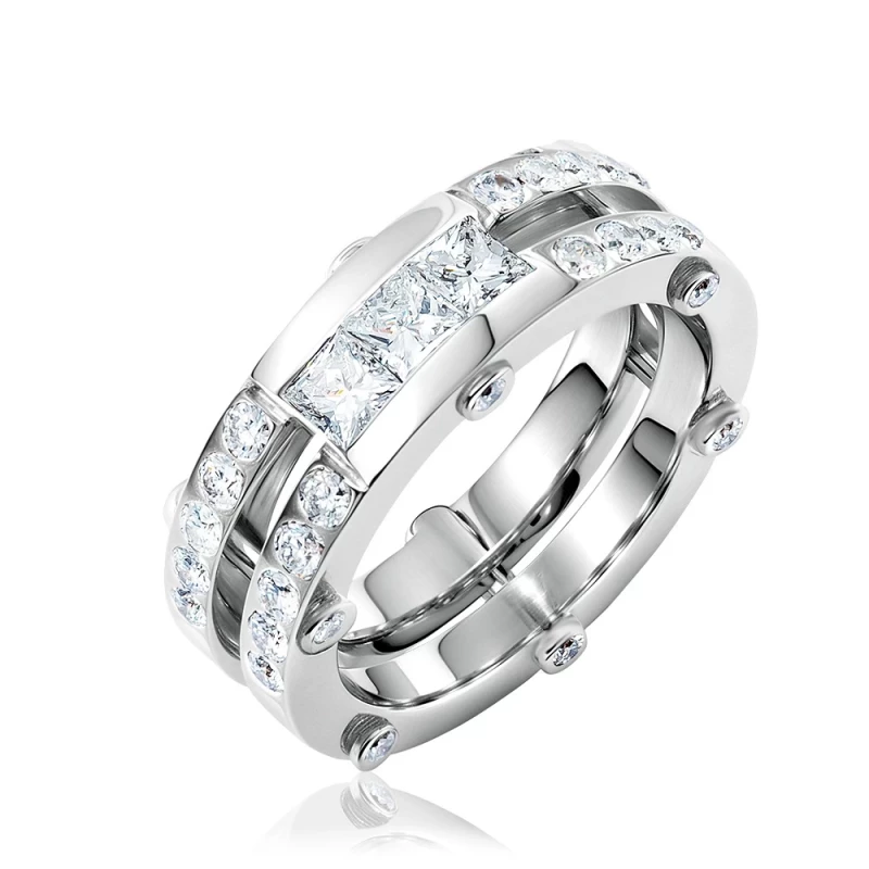 No name DIAMOND MEN'  RING 1.90 CT 1.90 ct men ring