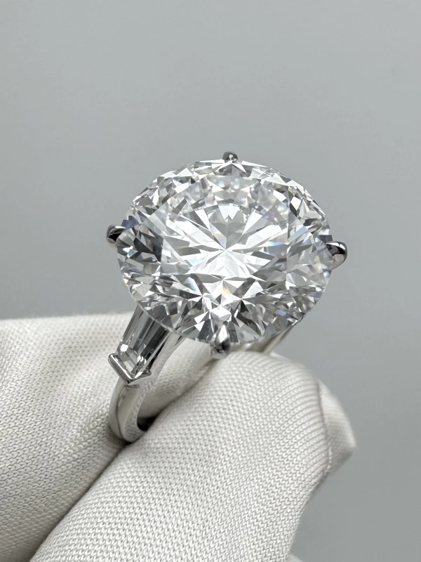 GRAFF ROUND DIAMOND 10.45 CT D/FLAWLESS RING ( TYPE IIa) (GIA) EXEXEX GR10.45 5