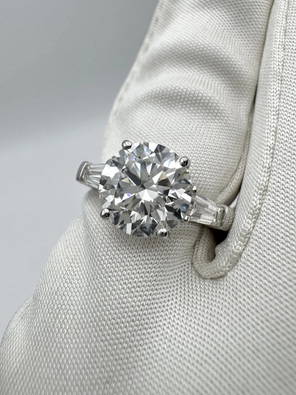 No name ROUND DIAMOND 3.03 CT G/VVS1 RING (GIA) EXEXEX 891-NN3.03 6
