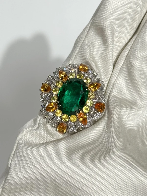 DeRosa Emerald ring 5.90 ct R115511447 4