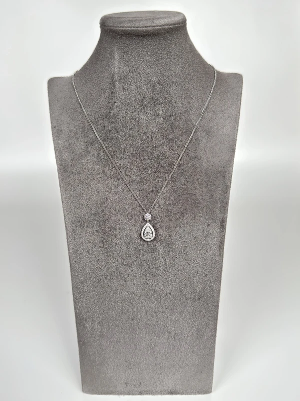GRAFF PEAR DIAMOND 1.09 CT H/VS2 PENDANT GP12983 2