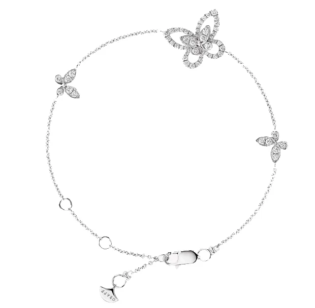 Butterfly Silhouette Diamond Mini Bracelet