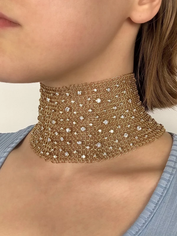 Jacob & Co RARE TOUCH COLLECTION DIAMOND 27.02 CT CHOKER 91536426 2