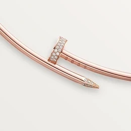 Cartier JUSTE UN CLOU NECKLACE, DIAMONDS, ROSE GOLD (SIZE 29.5) N7424419-29.5 2