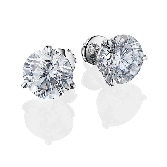 Earrings without a brand С БРИЛЛИАНТАМИ 1.25 CT J/I2 - 1.25 CT J/I2 1.25 CT J/I2 - 1.25 CT J/I2