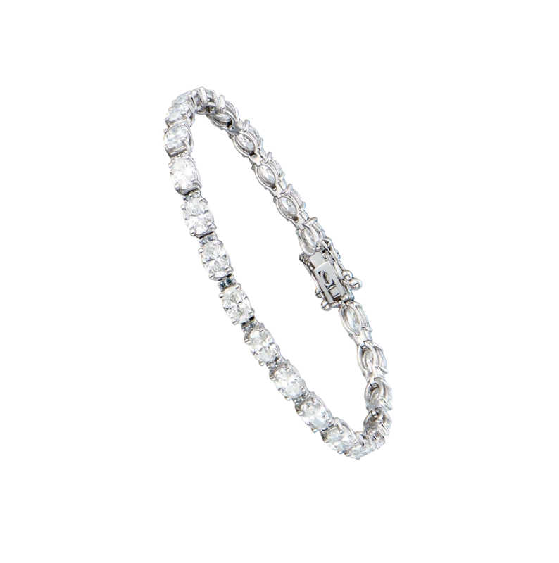 OVAL DIAMONDS 9.11 CT BRACELET
