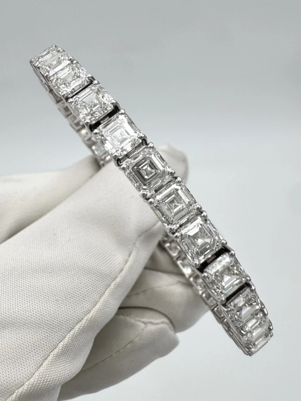 DeRosa ASHER DIAMOND BRACELET 24.05 CT G-H/VVS-VS (SIZE 17.5) B169424 2
