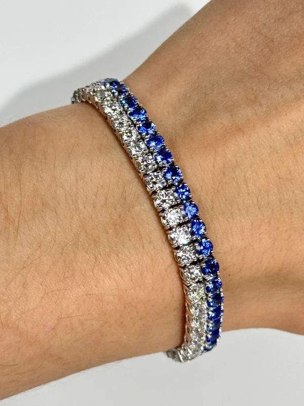 Verdi Jewellery БРАСЛЕТ С САПФИРАМИ A60F 4