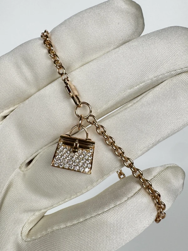 HERMES Amulettes Kelly Bracelet (Size 17) 20AI243994 3