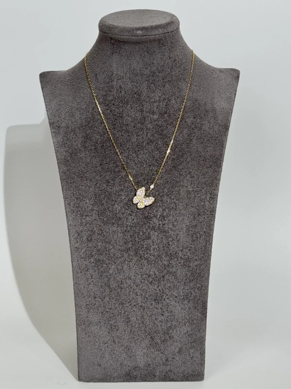 Van Cleef & Arpels. Two Butterfly pendant VCARP3DP00 3