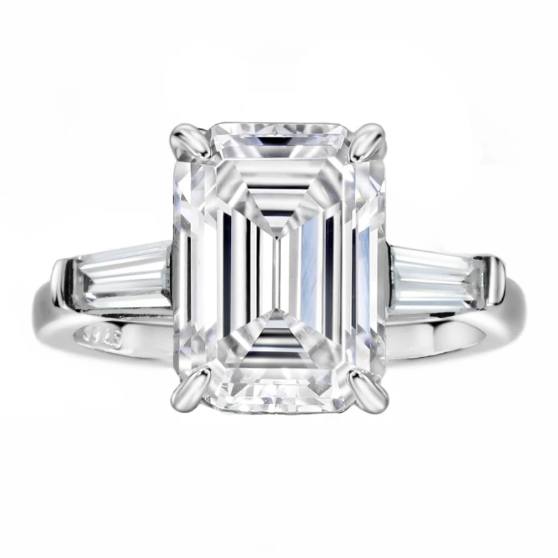 RalfDiamonds EMERALD DIAMOND 2.75 CT I/VS2 RING RFD2.75CT 1