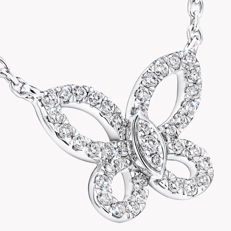 GRAFF MINI BUTTERFLY SILHOUETTE DIAMOND PENDANT RGP808 2