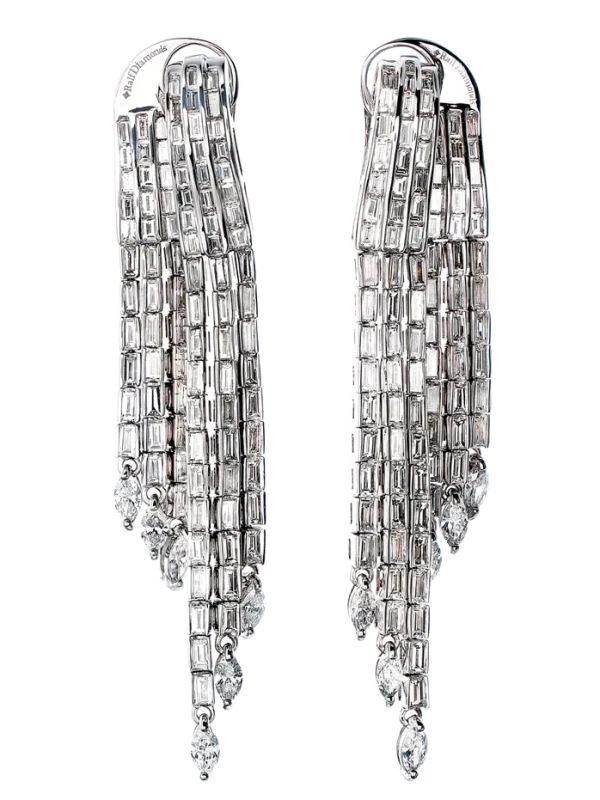 DIAMOND 13.81 CT F-G/VS EARRINGS