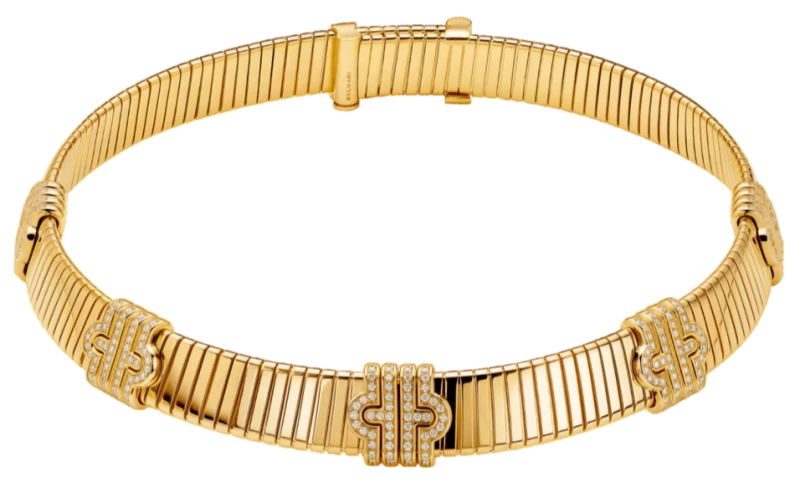 Bvlgari Bvlgari Tubogas Necklace 359948 1