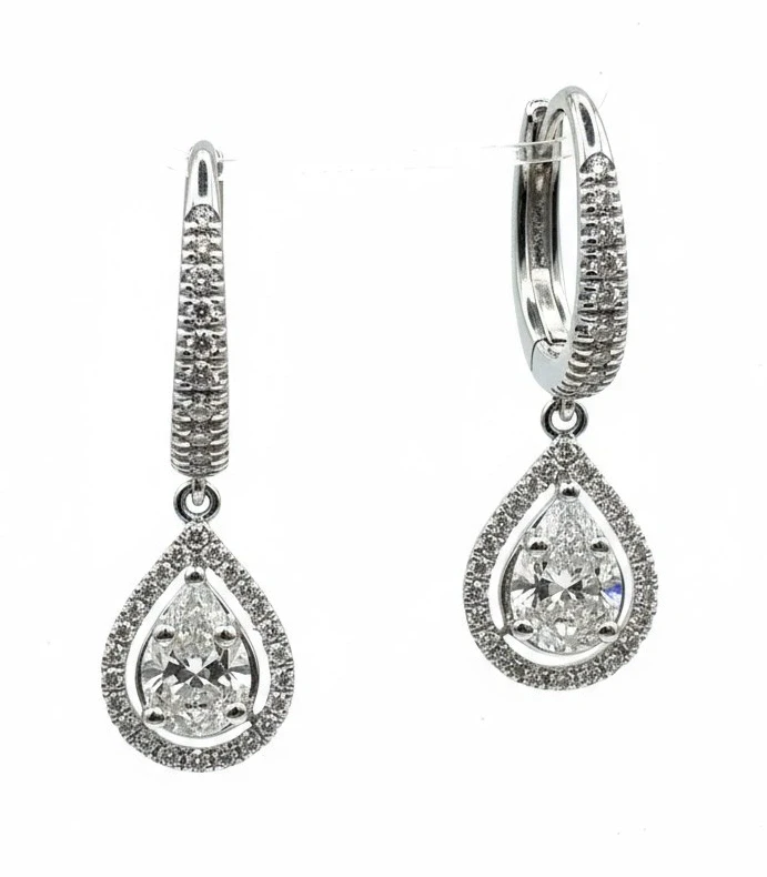 CRIVELLI Серьги из белого золота с бриллиантами 320-E50551 1