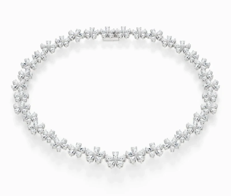 FLOWER DIAMOND 36.66 CT NECKLACE
