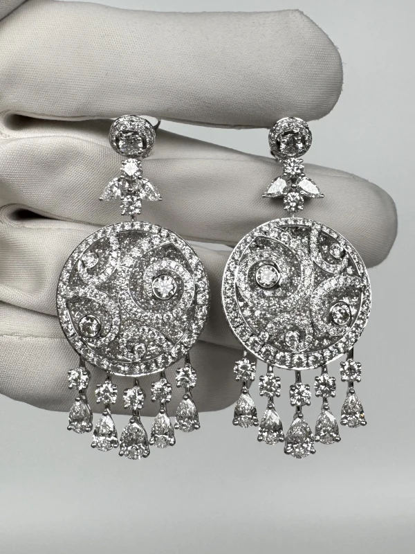 Graff DIAMOND ON DIAMOND, Earrings (XXL MODEL) RGE21.00 3