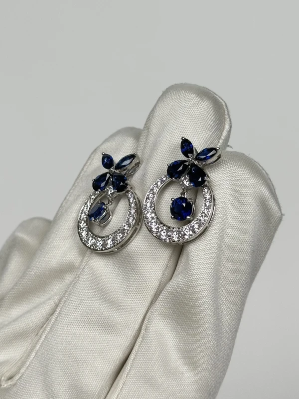 GRAFF CLASSIC BUTTERFLY SAPPHIRE EARRINGS RGE 598 3