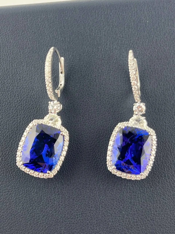 Verdi Jewellery СЕРЬГИ С ТАНЗАНИТАМИ 8,99 CT - 8.61 CT 8,99 CT - 8.61 CT 6
