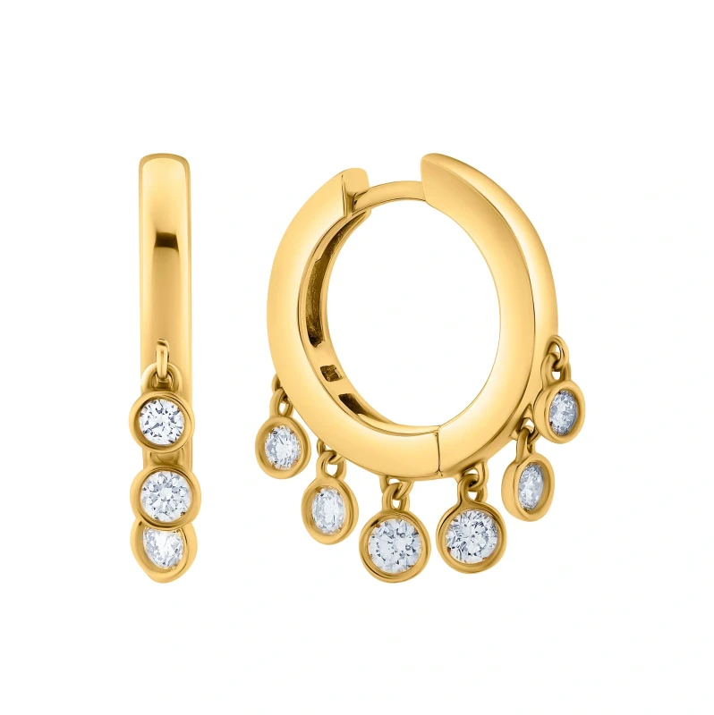 Серьги с бриллиантами 0,48 CT