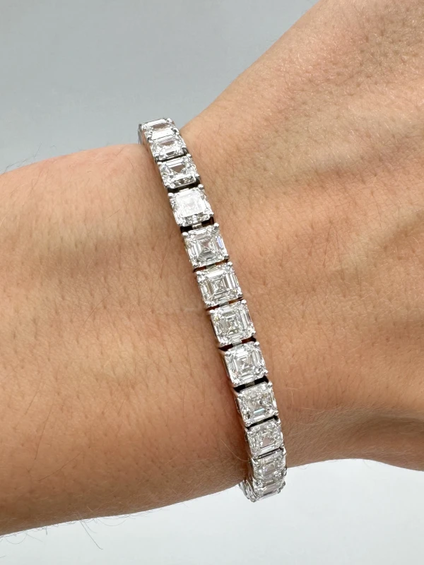 DeRosa ASHER DIAMOND BRACELET 24.05 CT G-H/VVS-VS (SIZE 17.5) B169424 4
