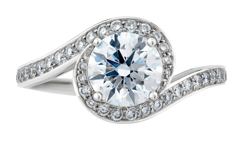 ROUND DIAMOND 2.05 CT G/SI2 RING (GIA)