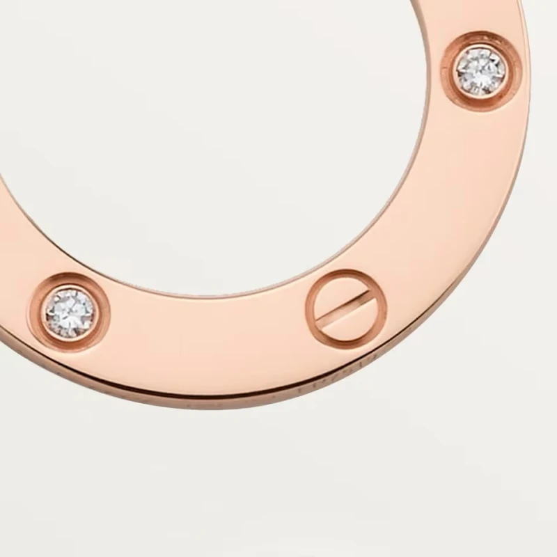 Cartier LOVE NECKLACE, 3 DIAMONDS B7014700 4