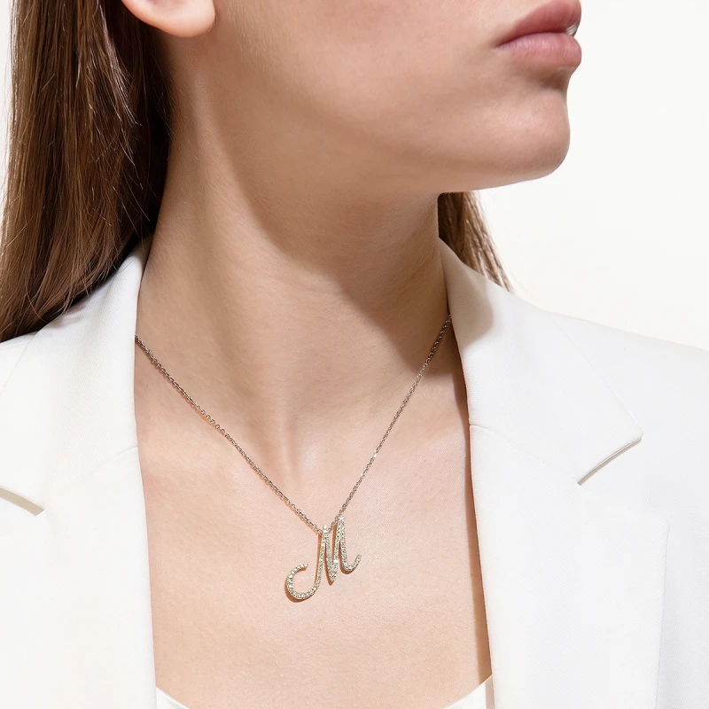 DeRosa THE PENDANT LETTER "M" 1.00CT G-H/VS N8.945 2