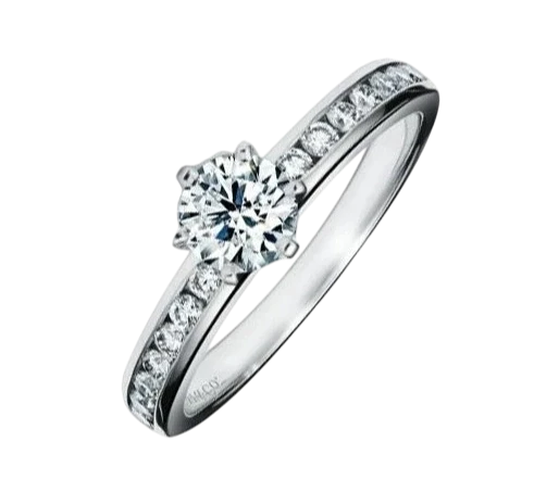 Tiffany & Co ROUND DIAMOND 0.42 CT G/VS1 RING (SIZE 52) T&CO 0.42 CT 1