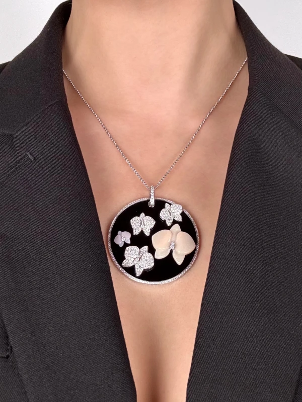 Cartier CARESSE D'ORCHIDÉES NECKLACE 3029000 2
