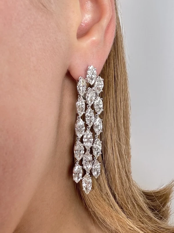 RalfDiamonds DIAMOND EARRINGS 29.44 CT H-I/VS RD29.44CT H-I/VS 2