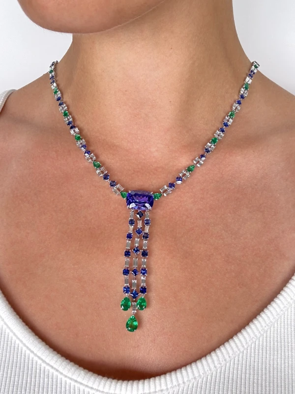 Crivelli TANZANIT 11.06 CT NECKLACE CRV11.06CT 2