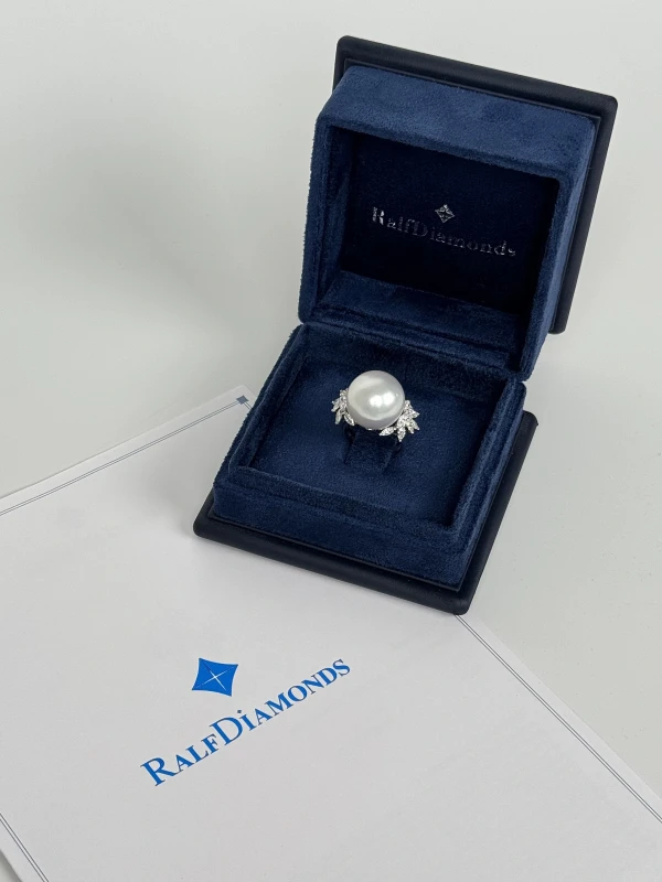 RalfDiamonds PEARL 17.00 MM RING (SIZE 54) RDR235 8