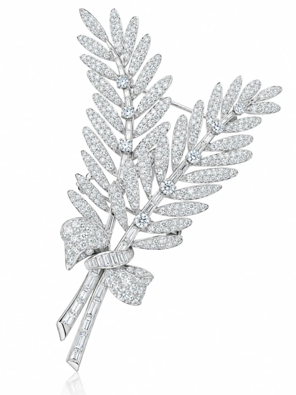 DIAMOND 12.00 CT BROOCH