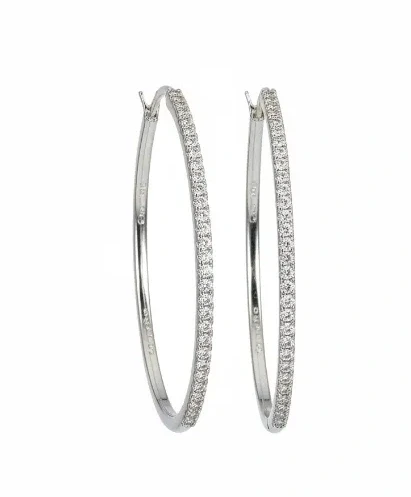DIAMOND HOOP EARRINGS 0.64 СТ