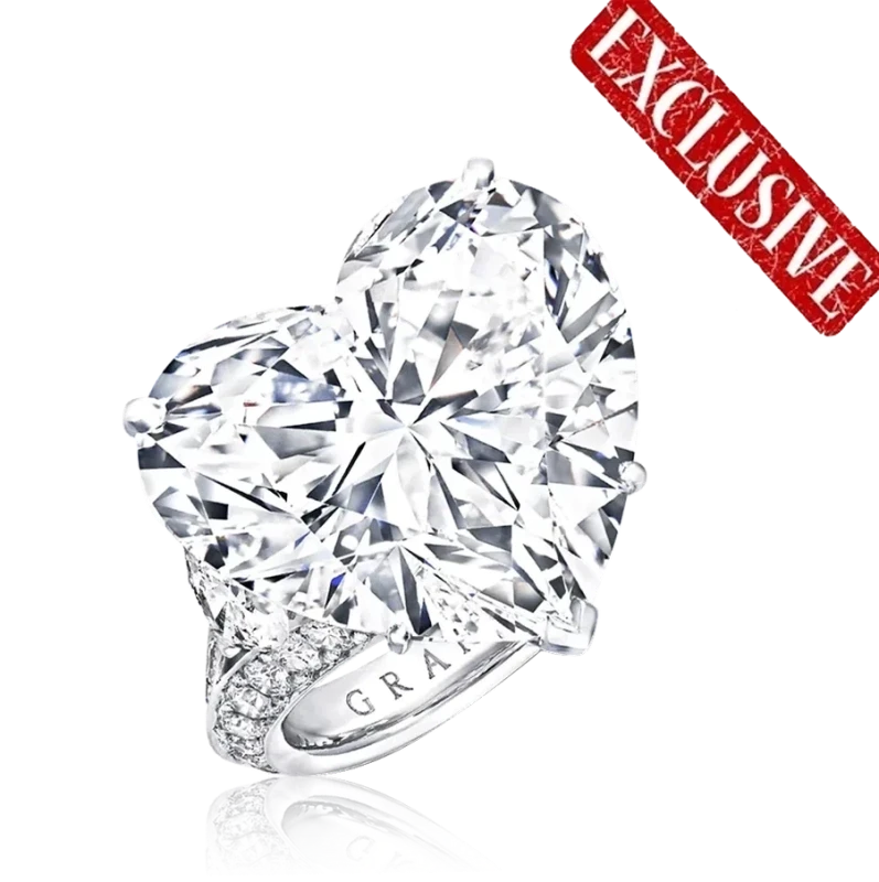 HEART DIAMOND 10.27 E/VVS1 RING (GIA)