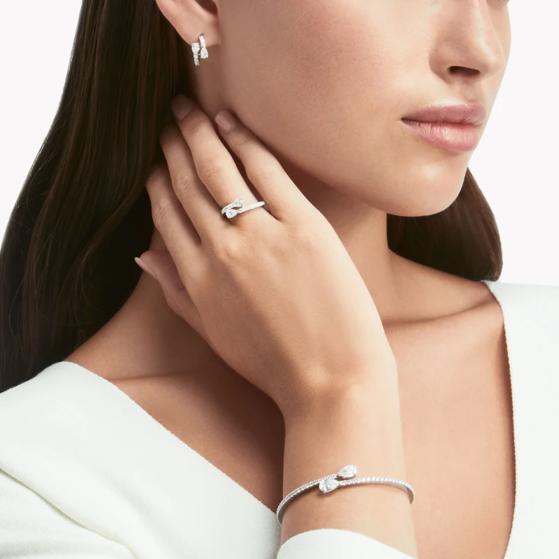 Graff Duet Wraparound Diamond Ring (SIZE 52) RGR779 2