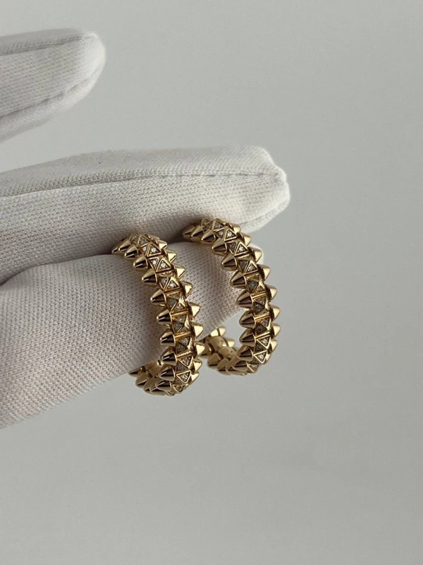 Cartier CLASH DE CARTIER HOOP EARRINGS, SMALL MODEL, PAVED N8515239 7