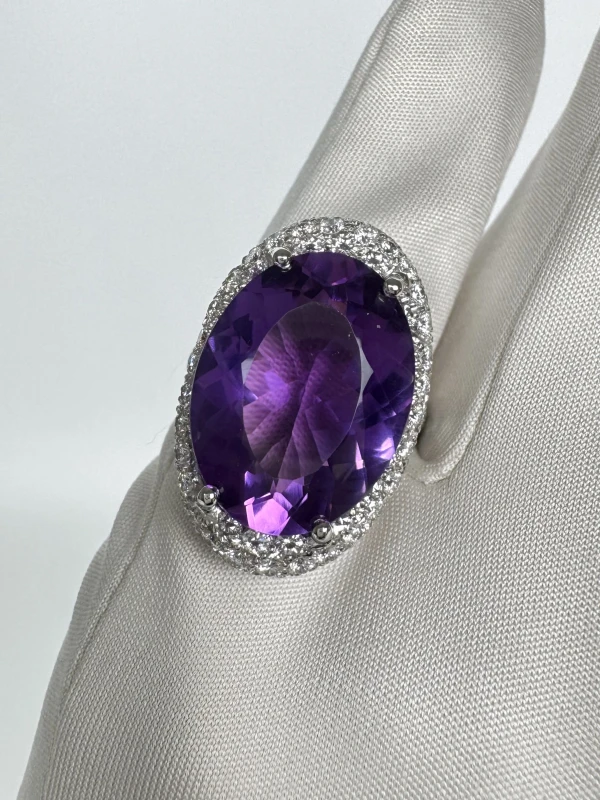 Adler AMETHYST AND DIAMONDS RING 125641 4