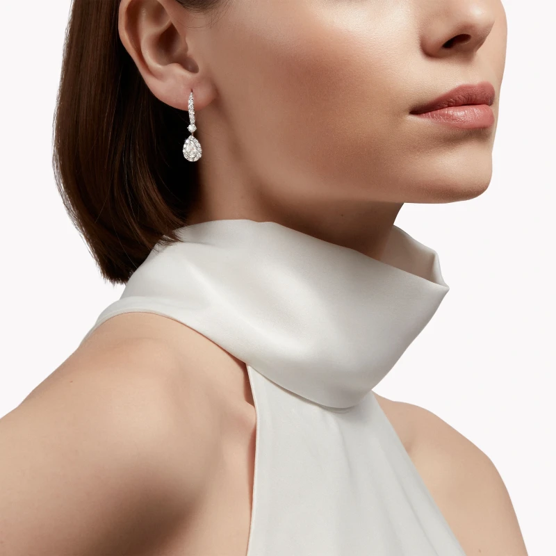 Graff Icon Pear Shape Diamond Earrings RGE1523 2